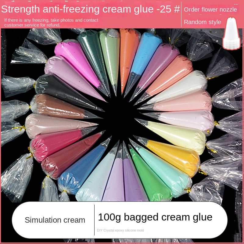 B02 100g simulation cream gum set DIY phone case hairpin material pack