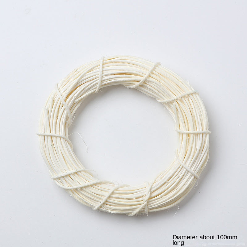 C05 White Vine Branch Wreath for DIY Crafts Decor